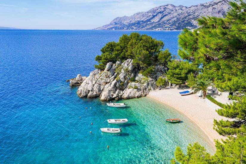 Apartment Dalmatien Traumhaus Makarska Bagian luar foto